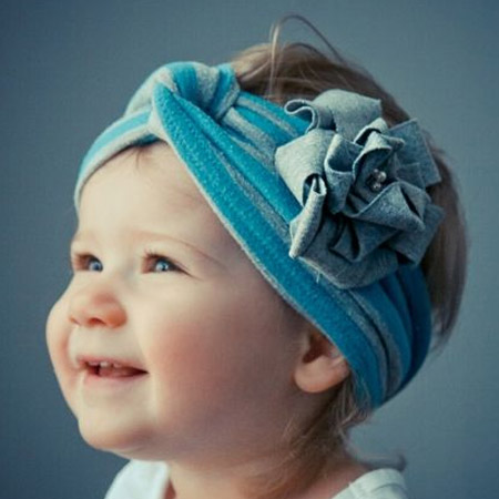stretchy fabric of t-shirts makes them ideal for headbands