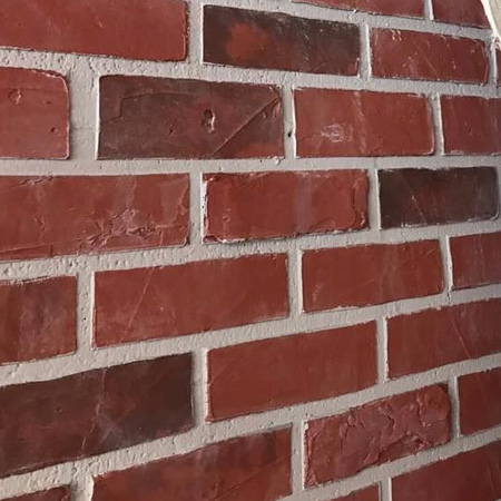 how to faux brick wall
