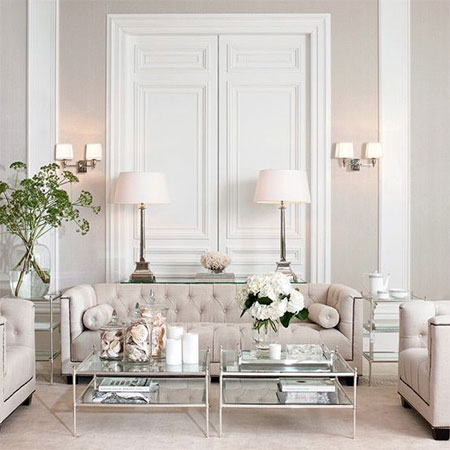 decorate with white