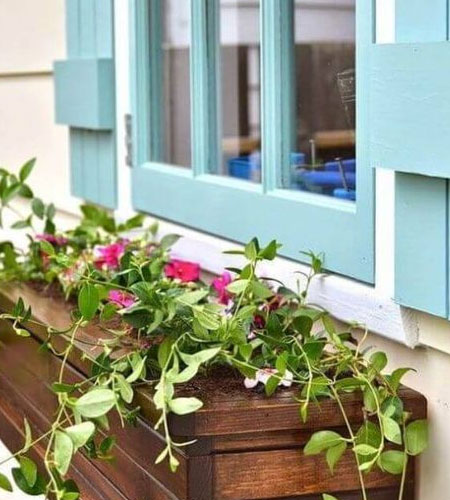 outdoor window planter boxes