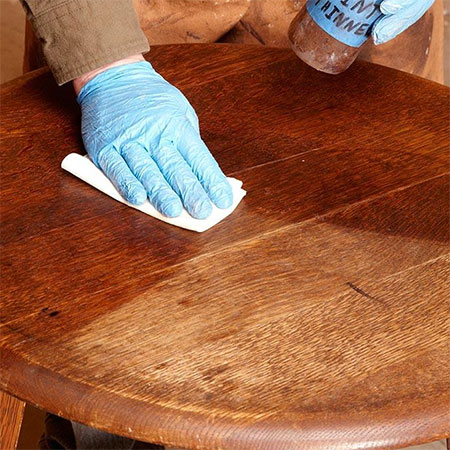 determine the finish on your wood furniture