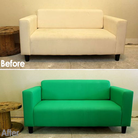 paint old sofa