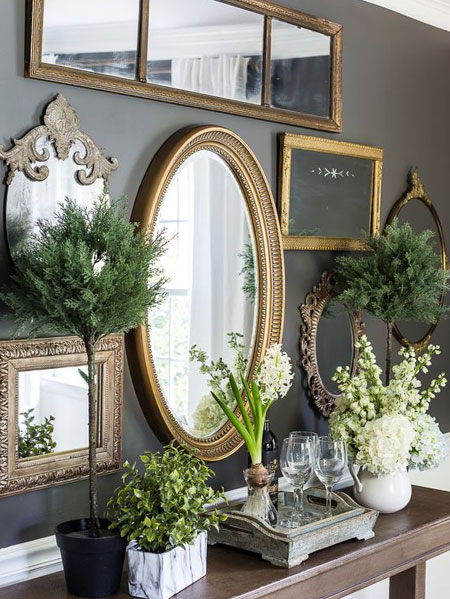 how to create mirror wall
