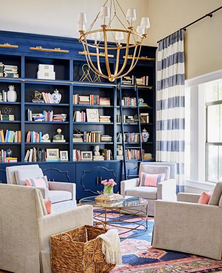 spacious shelving for modern touch in older home