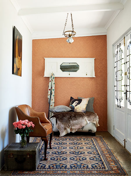 Add some Textured Shimmer to Walls with paintable wallpaper