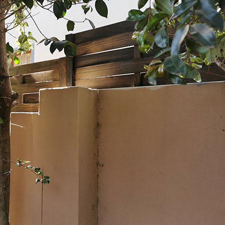 height of wall after adding fence panel