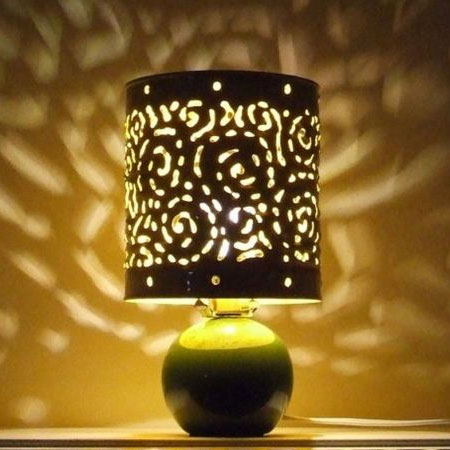 tin can lamp shade