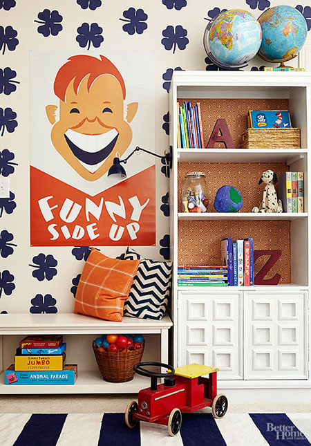 Playroom or Den Storage for Toys and Games