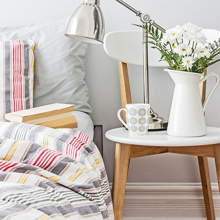 refresh bed linen with bedroom makeover