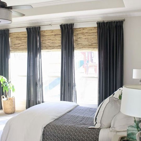 window treatment for bedroom makeover