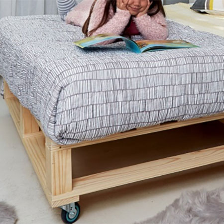 Make a Sturdy Pine Base for Children's Bed