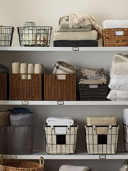 baskets for linen storage