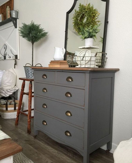 how to paint chest of drawers