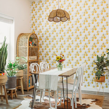 Transform your dining room with Wallflora summertime vibes