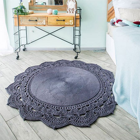 lace mats and rugs