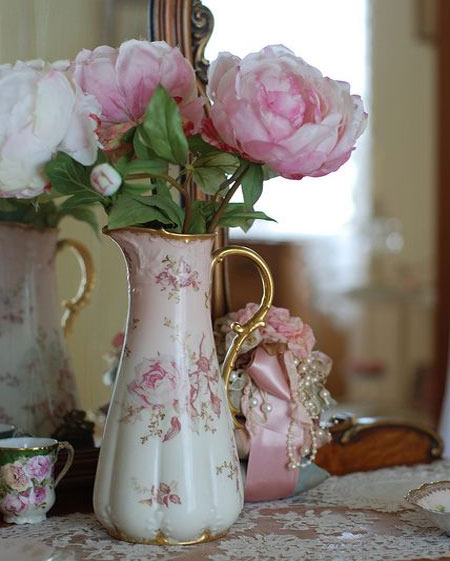 vintage teapot or milk jug vase
