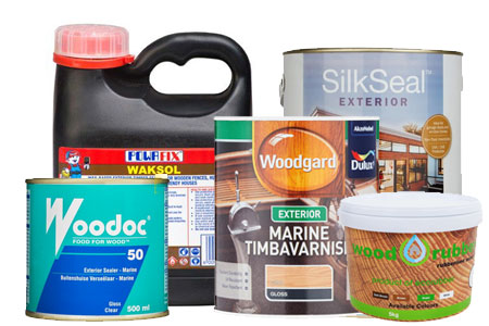 products for exterior wood protection