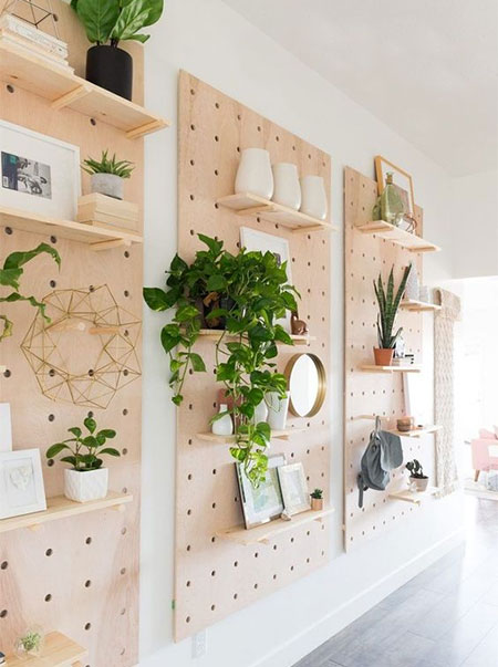 how to make diy pegboard wall