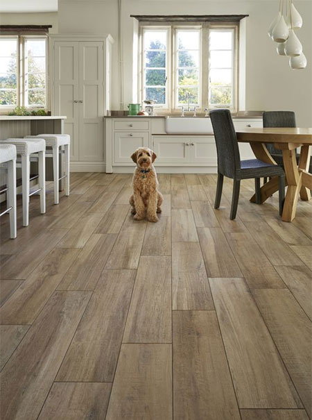 wood look floor tiles add warmth and character