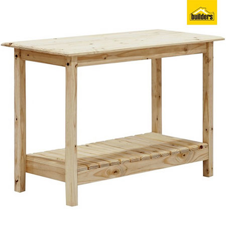 pine workshop bench
