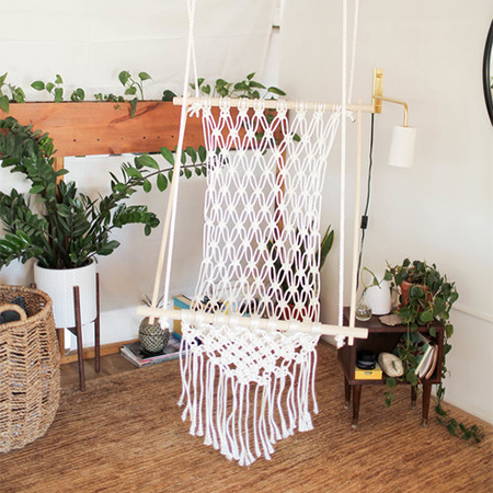 how to make hanging hammock chair