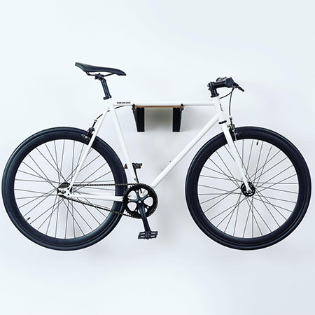 Wall-mounted Bike Rack Brings Form and Function Together for Stylish Cyclists