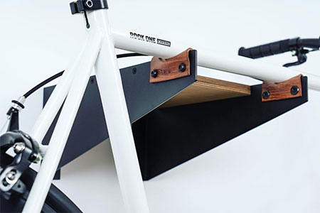 Wall-mounted Bike Rack Brings Form and Function Together for Stylish Cyclists