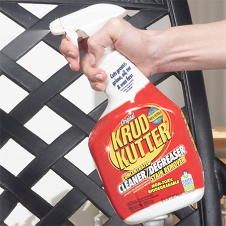 Use Krud Kutter Original for indoor and outdoor cleaning