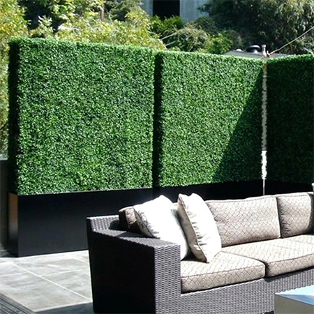 artificial hedge to block out sound