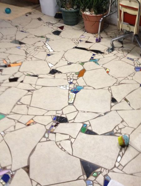 broken tiles for patio or stoep floor