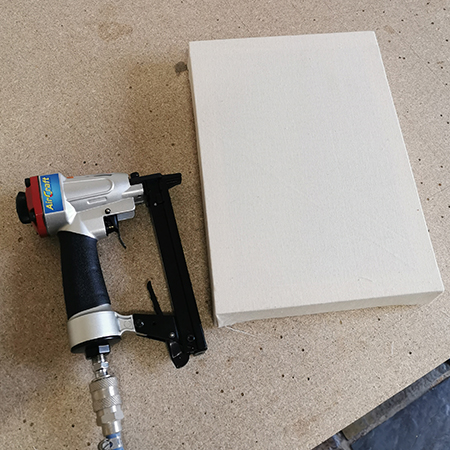 instructions to make stretched canvas frames