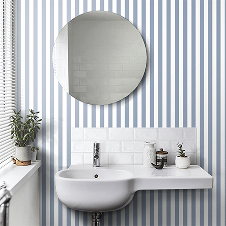 Use Stripes Painted on Walls to your Advantage