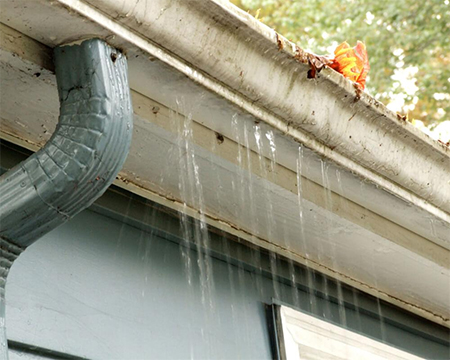 use gutter mesh or gutter guard to prevent blockages