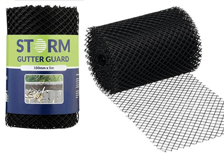 gutter guard mesh prevent gutter blockages