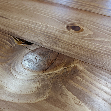 Why are knots in wood bad?