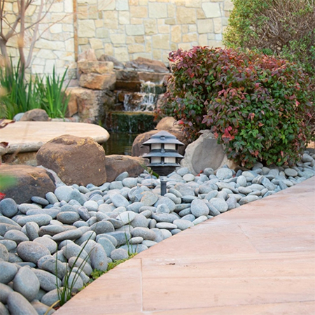 Pebbles are Great for Adding Interest to a Garden