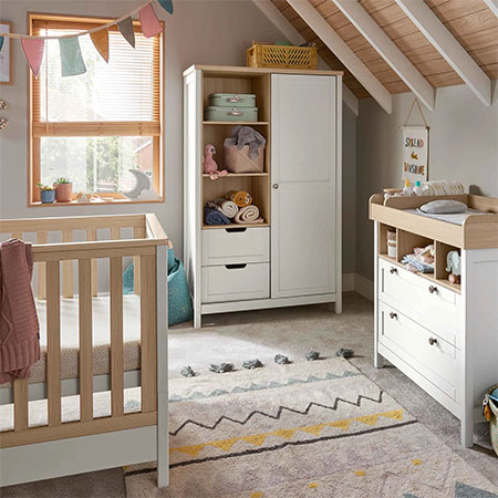 how to arrange furniture in a nursery