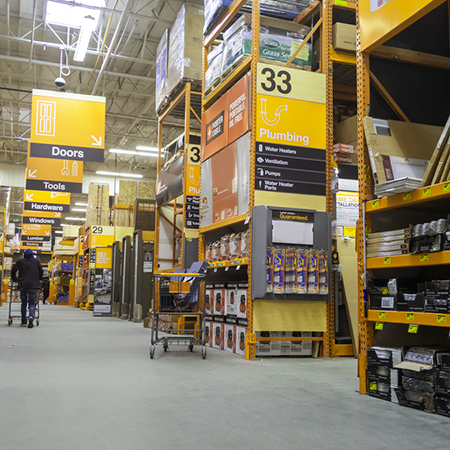 Walking through a Builders store will give you insight into the materials you can use for specific projects