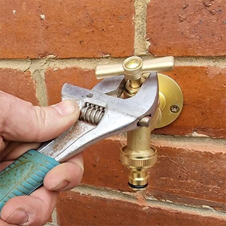 How to replace a washer in an outdoor tap