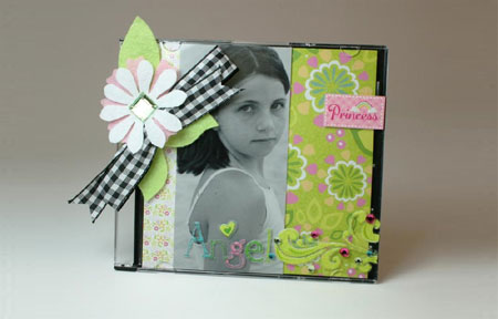 Crafts for tweens picture frame with paper or fabric scraps