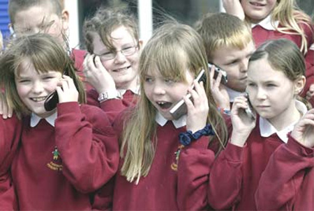 22% of children ages six to nine own a cell phone
