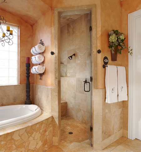tuscan bathroom design