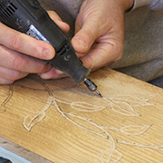 Carving wood