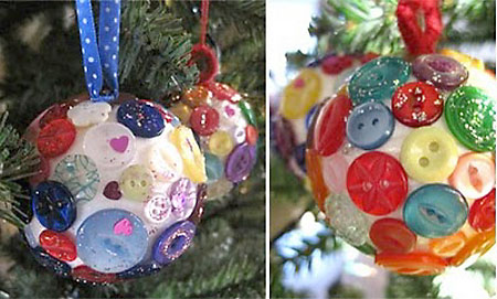ideas and uses for buttons ornaments or tree decor