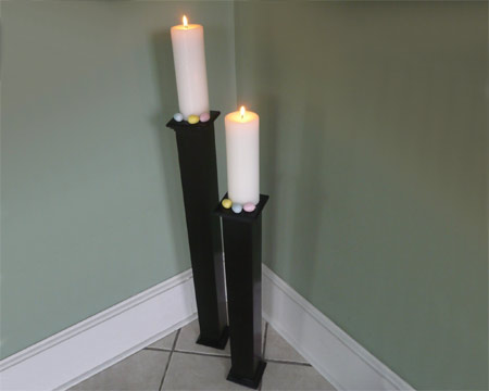 DIY candle holder