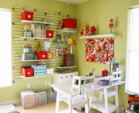How to organise a craft room or space