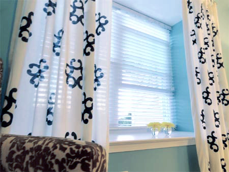 Make your own curtain fabric