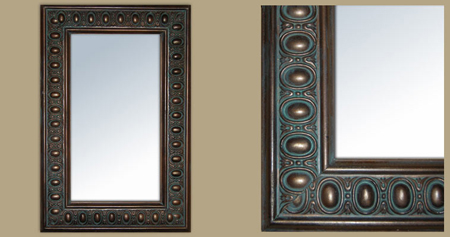 Make an antique mirror or picture frame