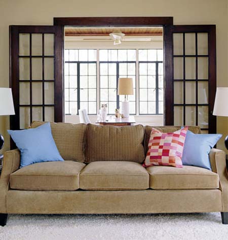 One sofa - 3 colour combinations