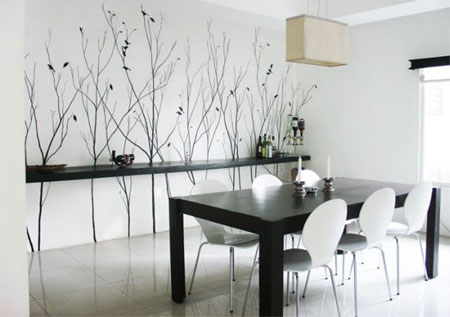 HOME DZINE | Decorating with wall murals